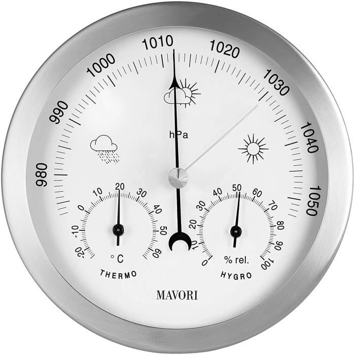 Station Météo Extérieure Sans Fil Thermomètre Hygromètre Avec 3