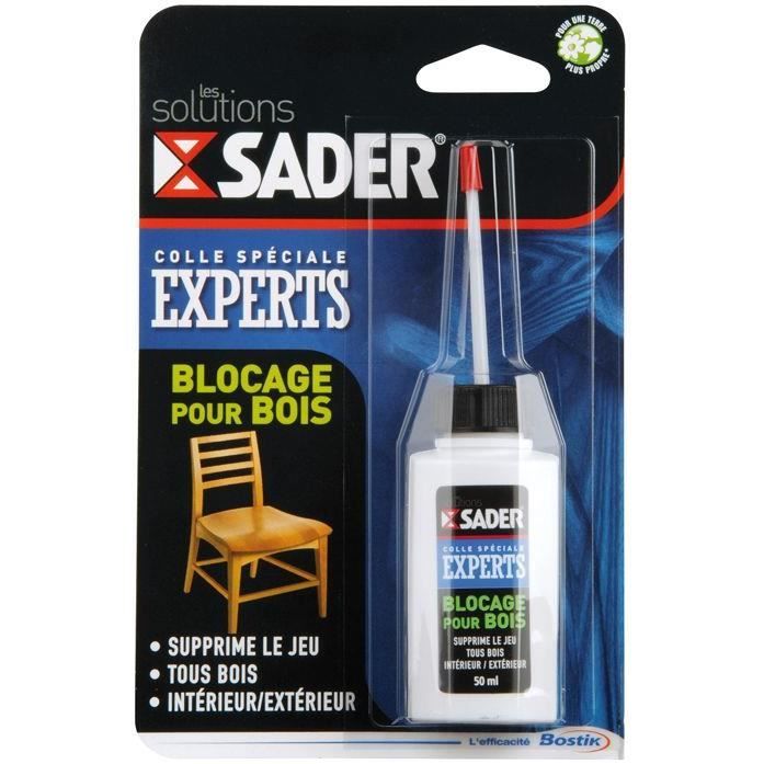 SADER Colle blocage pour bois - 50 ml