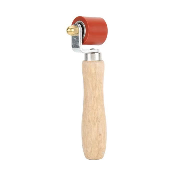 Rouleaux D'Application Insonorisation Auto - 2 Pièces (30mm Et 50mm) - Poignée Bois - Pour Pose Adhésif