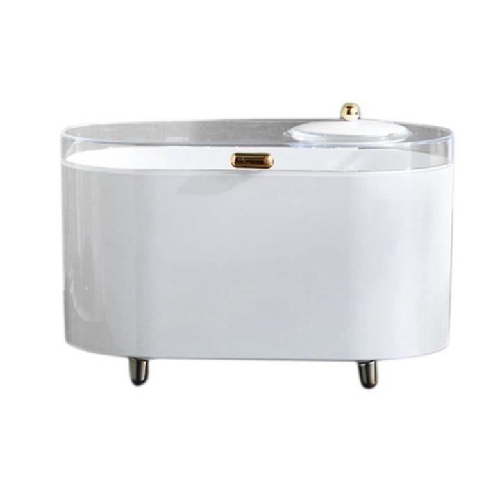 Organisateur Maquillage Vert à Tiroirs – Boîte Rangement Cosmétique Anti- Poussière Avec Couvercle Organisateur Bureau Beauté