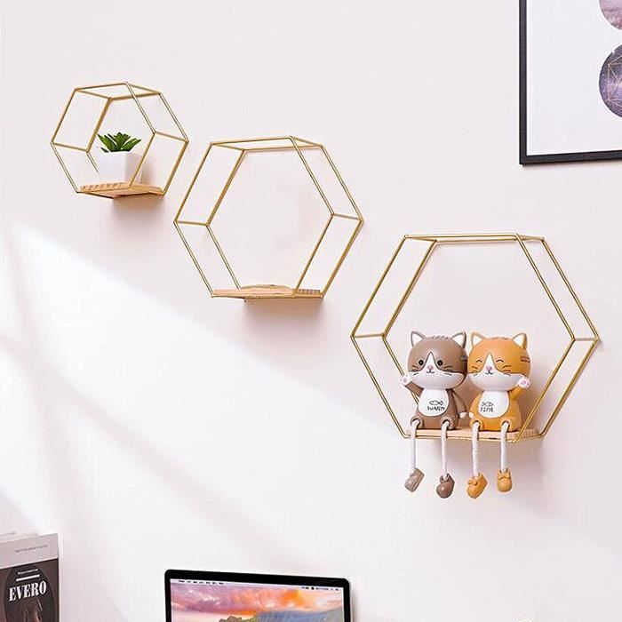 Lot De 3 étagères Flottantes Avec Panier De Rangement, étagères Murales En Bois Rustique Pour Salle De Bain Chambre Salon Cuisine Noir Rapanda 83199313