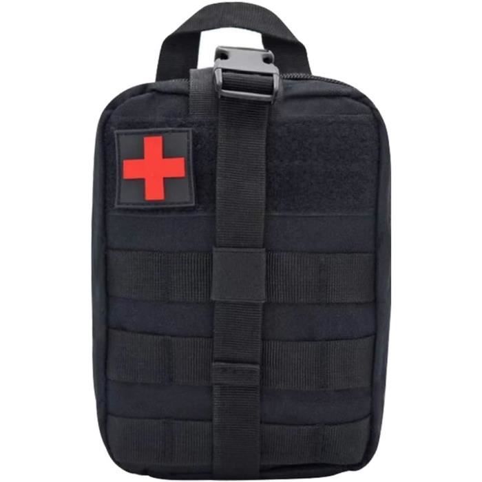 Trousse Premier Secours Étanche PVC 2L Vide - Pour Camping, Randonnée, Voyage - Croix Rouge Haute Visibilité