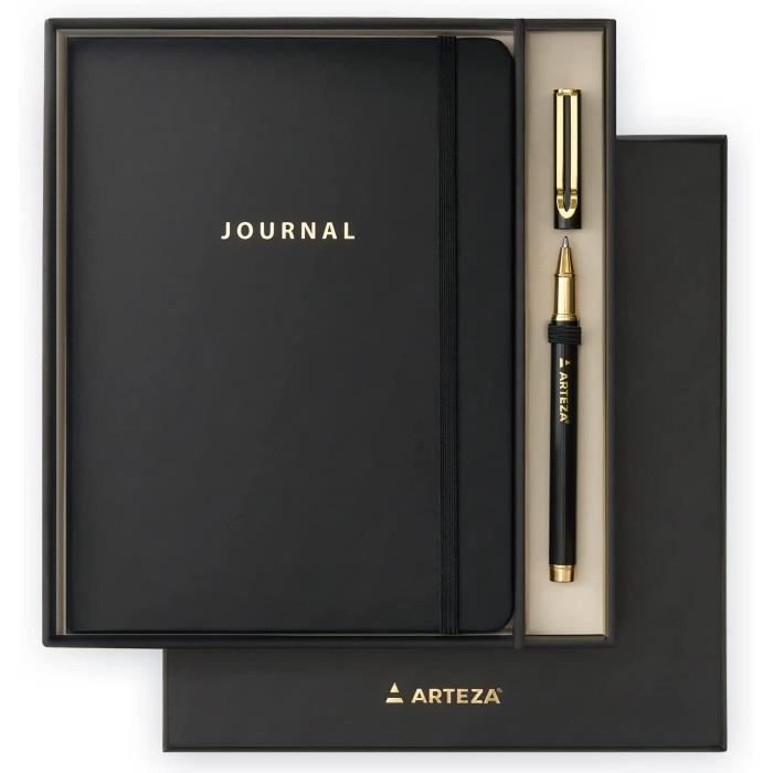 Carnets De Notes ARTÉZA Lot De 2 - 96 Pages Lignées A5 Motif Lavande Et Violet