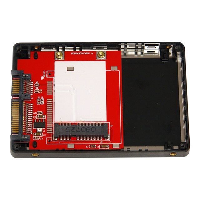 Boîtier convertisseur SSD SATA vers Mini SATA 25 STARTECH SAT2MSAT25 - vue 2
