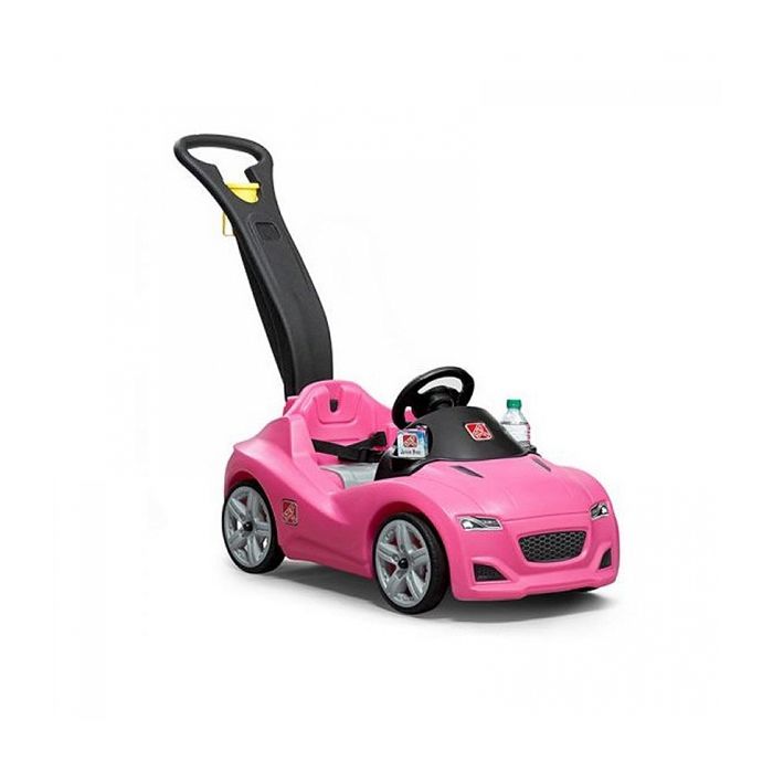 Porteur Voiture A Pousser Plastique Roto Moule Rose Step2 Cdiscount Jeux Jouets