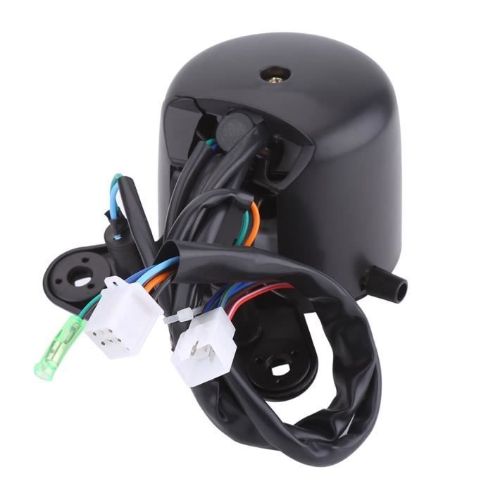 Compteur De Vitesse Universel Pour Moto 12V - Double Odomètre, Rétroéclairé, 0-160 Km/h