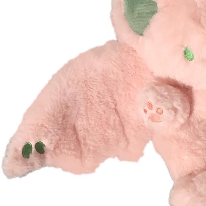 Jouet Lapin Interactif SkyJoy - Peluche Qui Saute, Remue Oreilles Et Bouche - Rose