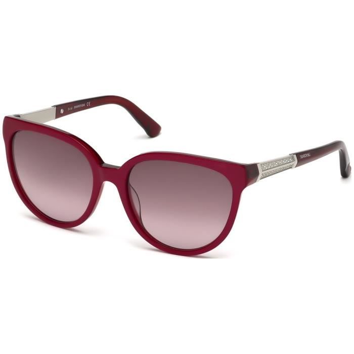 Lunette De Soleil Rouge - Sk0082 - Femme