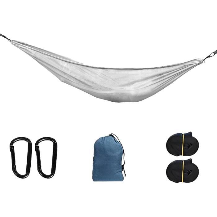 Camping Professionnel avec Moustiquaire,Double Hamac Portable Léger avec Deux Sangles d'arbre de