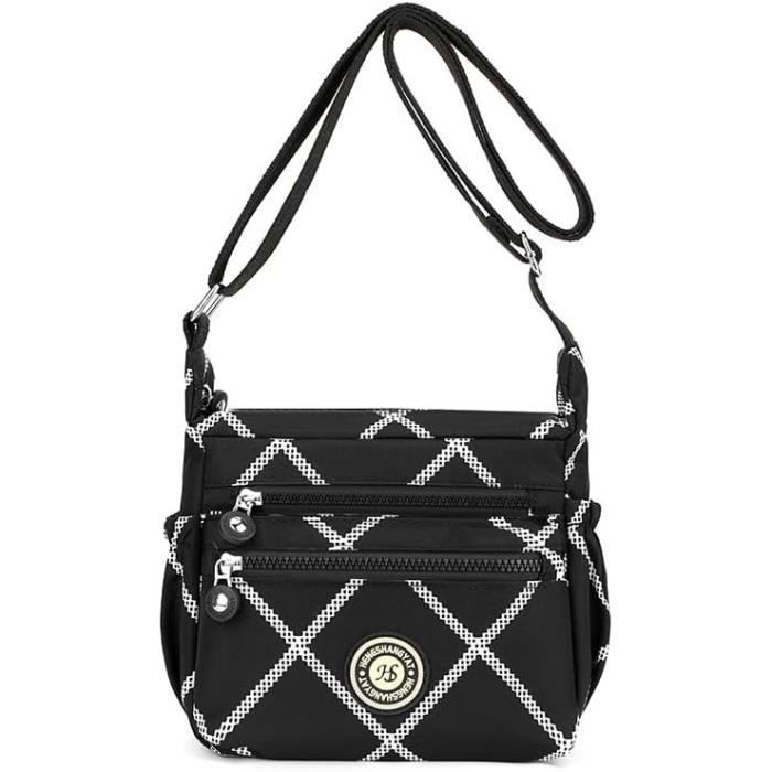 Sac bandoulière imperméable Valera Noir Rains - Femme | Place des Tendances Sac bandoulière imperméable Valera Noir Rains - Femme | Place des Tendances