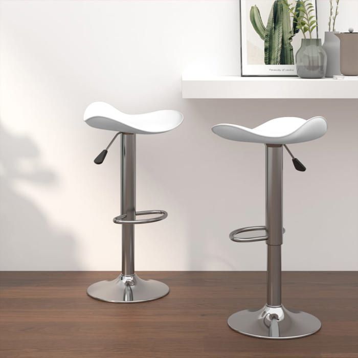 vidaXL Lot de 2 Tabourets de Bar Chaise de Pub Siège de Bistrot Meuble de Salle à Manger Cuisine Salon Maison Intérieur 335089