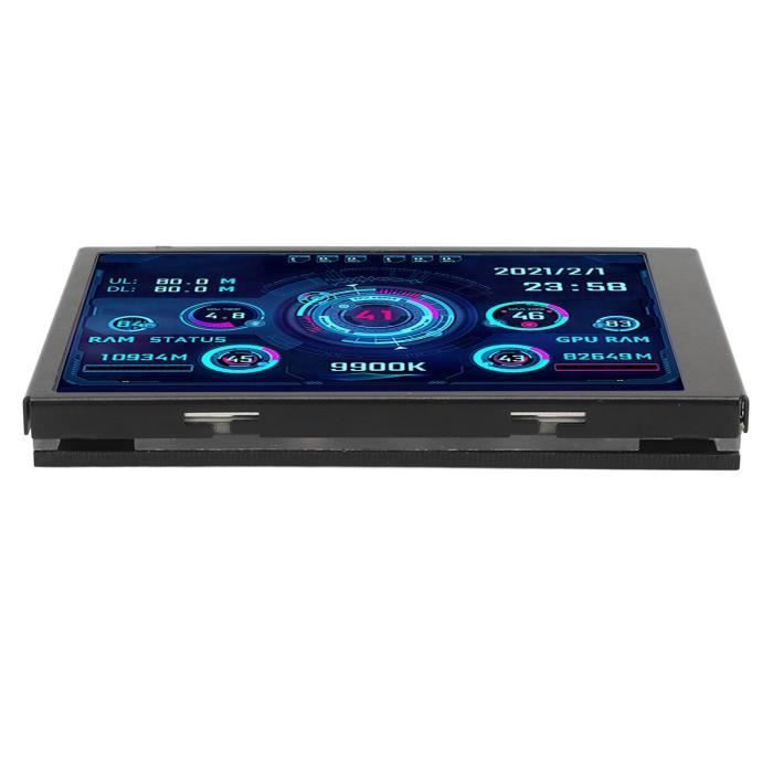 Mini Ecran Usb Vvikizy Mini écran USB IPS Moniteur de température d'ordinateur 3,5 ...