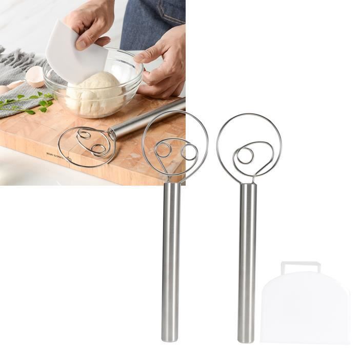 Cuillère à Mélanger Double Tête Inox 304 – Pour Sauces, Miso, Pâtes – 20 Cm, Lave-vaisselle