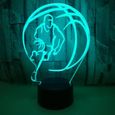 Lampe 3D LED BasketBall - 7 Couleurs - Décoration Maison - Cadeaux Enfants-1