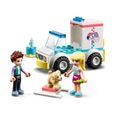 LEGO® 41694 Friends L'Ambulance De La Clinique Vétérinaire Pour les Enfants de 4 Ans et Plus, Jouet Mini-Poupée et Figurine de-1