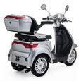 VELECO Scooter électrique de mobilité à 3 roues 1000W Cristal 3 couleurs (Argent)-1