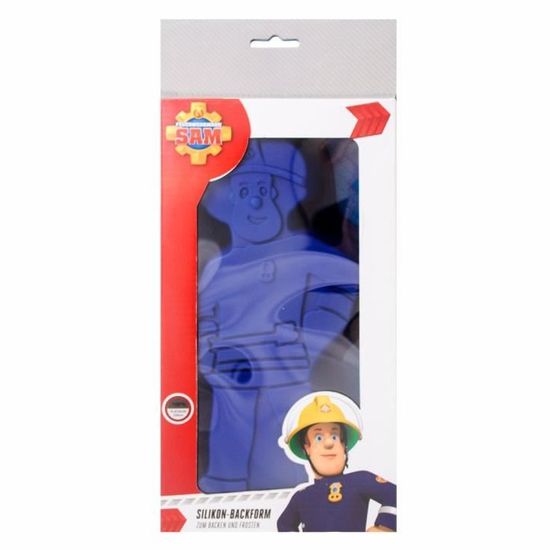 Moule A Gateau Silicone Pour Cuisson Congelation Sam Le Pompier Cdiscount Maison