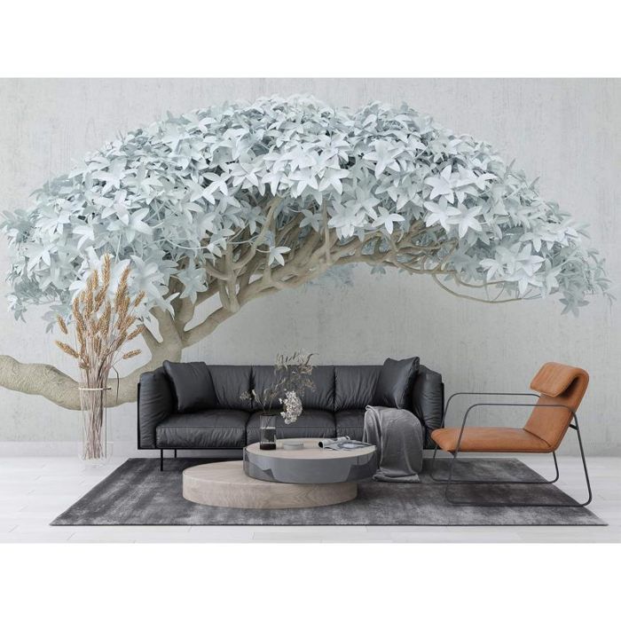 Fresque Murale Papier Peint Panoramique Soie Arbre Gant 3D 356 250cm ...