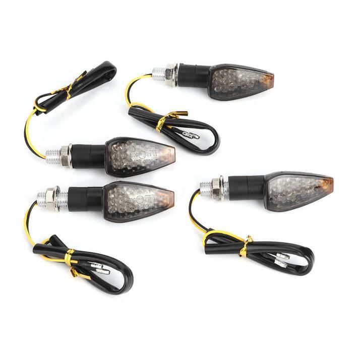 12v 9 Leds Clignotants LED Riloer Pour Moto - Jaune Universel Encastré ABS étanche Clignotant Jaune Moto 12v 9 Leds Clignotants LED Riloer Pour Moto - Jaune Universel Encastré ABS étanche Clignotant Jaune Moto