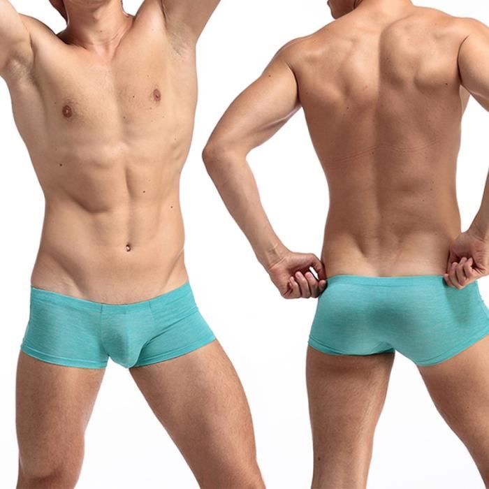 Boxer Pour Homme En Coton élasthanne - Doux, Respirant, Avec Poche - Taille M à 2XL - Plusieurs Couleurs