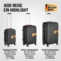 Valise à main Valise de voyage rigide extensible avec serrure TSA, poignée télescopique(bleu