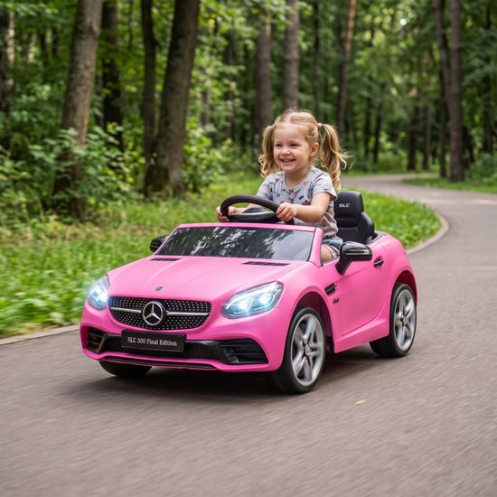 Voiture électrique - AIYAPLAY - licence mercedes slc 300 12V effets sonores LED parentale - PP - rose - Jeux - Jouets Voiture électrique - AIYAPLAY - licence mercedes slc 300 12V effets sonores LED parentale - PP - rose - Jeux - Jouets