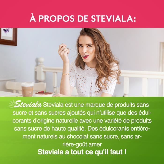 Steviala CannelleGouttes - Édulcorant liquide au goût de la cannelle - Des gouttes  de saveur sans sucre - 90ml - Cdiscount Au quotidien