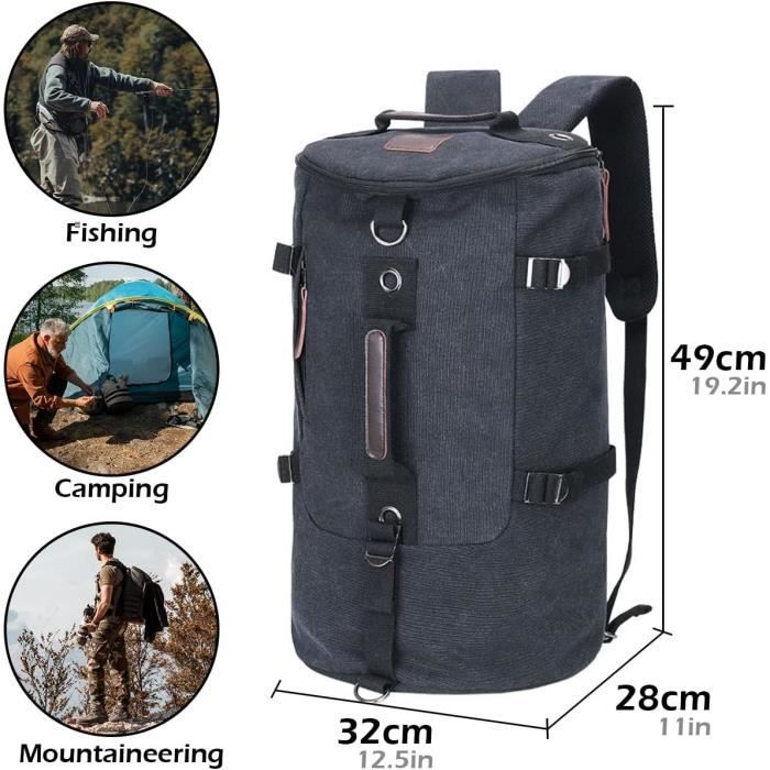 Sac à Dos Voyage, 45L Randonnée Imperméable Grande Capacité Sac à