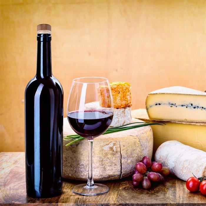 Lot De 4 Bouchons Bouchon Bouteille Vin Réutilisables Pour Bouteille De