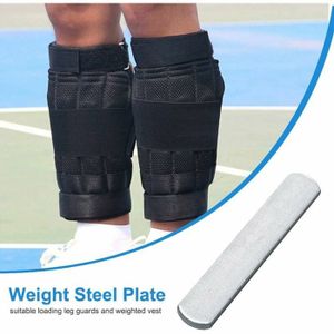 Pack De 6 Plaques D'acier Lestées VICASKY - Parfait Pour Gilet Lesté, Musculation, Jogging - 190-200g Chaque