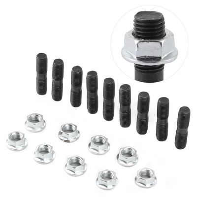 Kit écrous De Bride M10x1.50 - Haute Résistance Pour Turbo Et Collecteurs, Acier Allié Grade 8.8