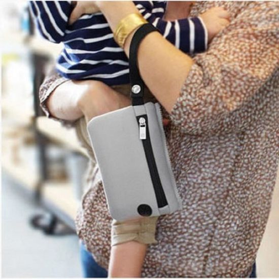 Organisateur Poussette - Sac Rangement Grande Capacité - Bandoulière - Multiple Poches