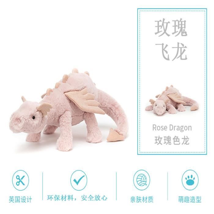 BUKISA Animal en Peluche Dragon, Jouet en Peluche Dragon | Poupée d