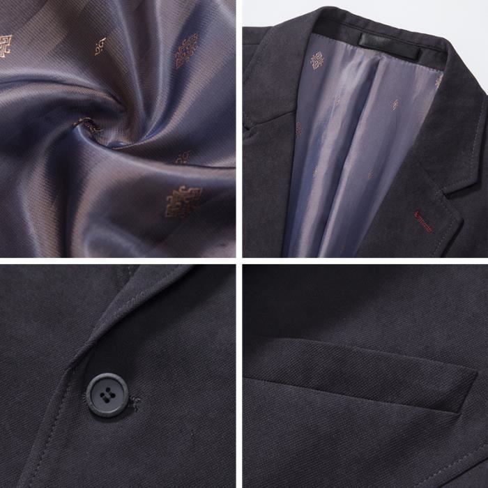 Blazer Slim Fit De Noël Pour Homme | Veste Costume Un Bouton Style Festif | Idéal Mariage Soirée Bureau