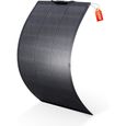 ALLPOWERS SF100 Panneau solaire flexible 100 W avec étanchéité IP68 ETFE Module solaire photovoltaïque 24 V-12 V-0