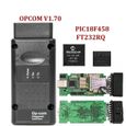 OPCOM V1.99-V1.70-V1.95 Firmware PIC18F458 FTDI FT232RL puce Opel OP COM OBD2 CAN-BUS lecteur de Code pour Op V1.70 FT232RQ-0