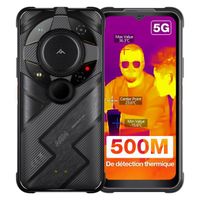 AGM G2 Guardian Smartphone Incassable 5G, Caméra Thermique Détection 500m Monoculaire, 108MP, Objectif 10mm, FHD+120HZ, 12Go+256Go