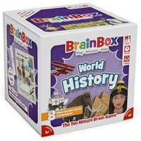 Jeu de plateau - Brainbox - World History (Refresh 2022) - Ages 8+ - 1+ Players - 10 Minutes Playing Time