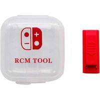 RCM clip Jig Switch Connecteur Court Outil de Court-Circuit pour Commutateur Nintendo Switch (Rouge)
