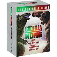 DVD Collection 4 Films Roi des Monstres Skull Island + Godzilla vs Kong