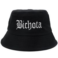 M - Bichota-noir - chapeau seau brodé pour hommes et femmes, chapeau de pêcheur KAROL G Heart, cadeau pour fa