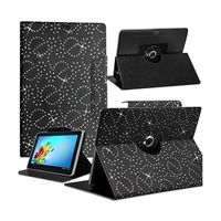 Housse Etui Diamant Universel M couleur Noir pour Tablette Samsung Galaxy Tab S2 8&#34;