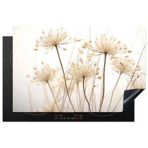 Protège-plaque à induction - Fleur noire