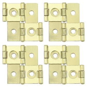 Charnière double action grise 75x25mm 2 pièces | TEKNIBOX
