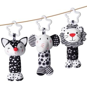 Jouet de poussette en peluche rose SURENHAP - Spirale d'activité bébé - Musique intégrée