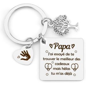 PORTE-CLÉS Cadeau Fete Des Peres, Porte Clé Papa, Cadeau Papa