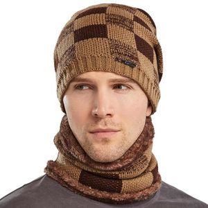 Hommes//Femmes Unisexe Doux Doublé Imprimé Tricoté Thermique Ski Snood et nuque