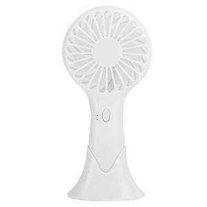VENTILATEUR Ventilateur de poche Mini Fournitures Portable électrique de bureau à 3 vitesses (blanc)-MAD