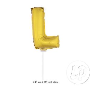 Ballon lettre M rose gold en aluminium de 36cm (x1) REF/BA3005