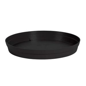 Soucoupe Toscane Zen gris anthracite Diam/ètre 40 cm Eda Plastiques